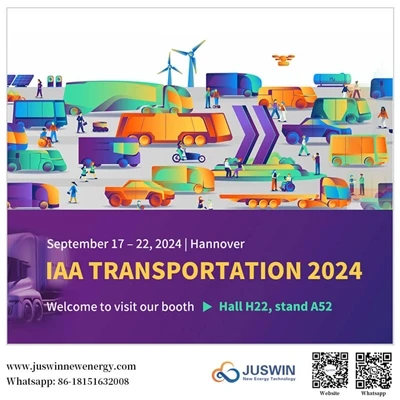 Сейчас мы на выставке IAA TRANSPORTATION 2024: демонстрация портативных решен...